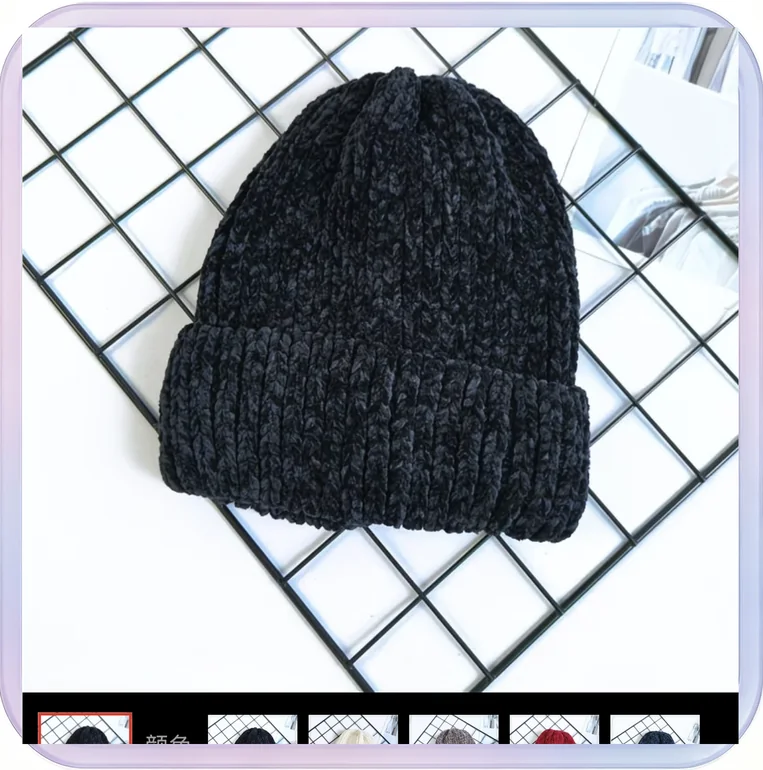 No_430_Gray ear-protecting wool hat for middle-aged and elderly men, thickened warm knitted hat (single hat)