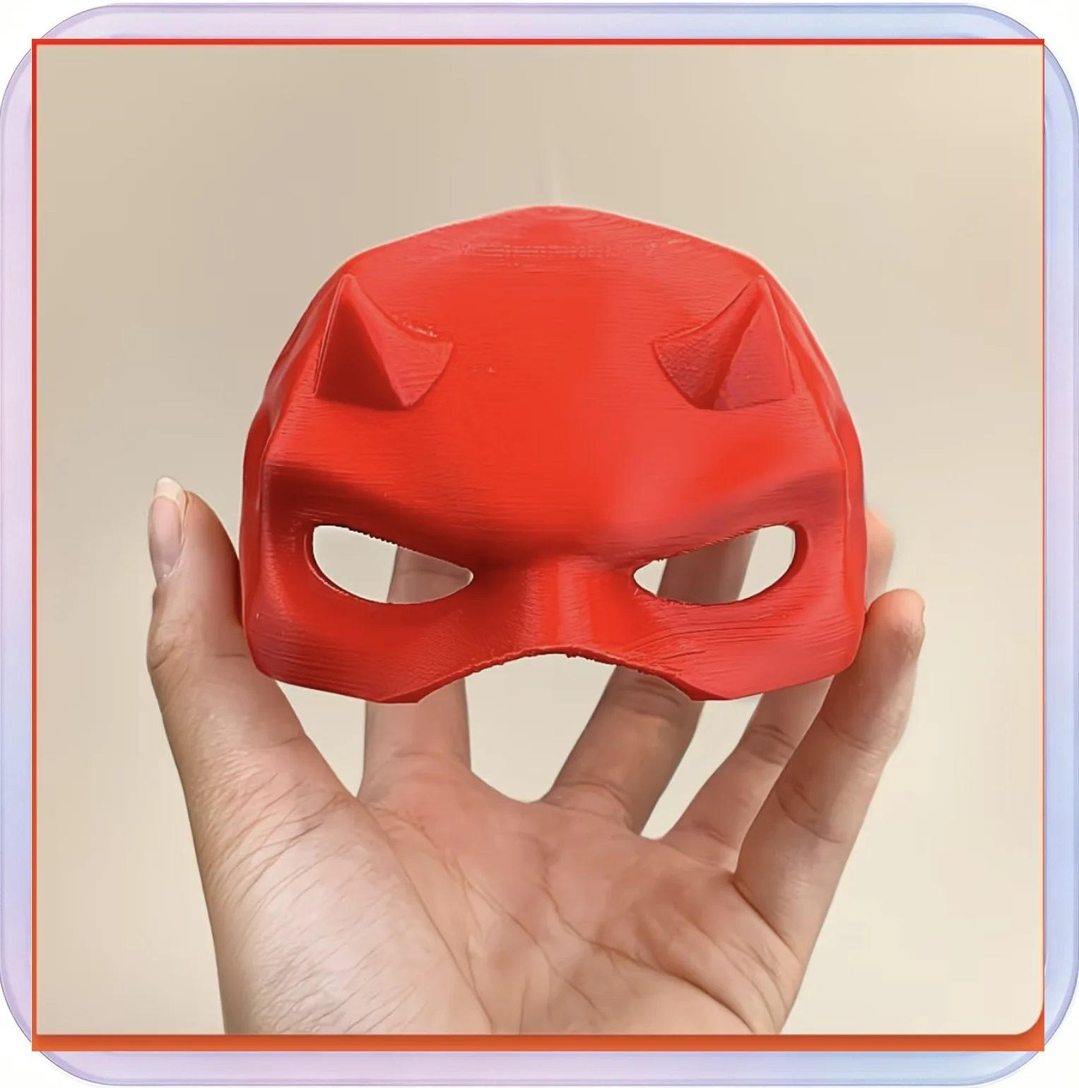 No_601_Red Bat Cat Mask
