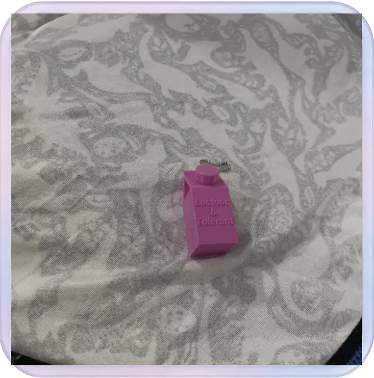 No_657_Pink Keychain Portable Storage Box